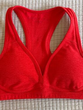 Beyond Yoga Lift Your Spirits Spacedye Sports Bra, Red, XS